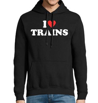 Obrázek 1 produktu Pánská mikina Miluju Vlaky I Love Trains