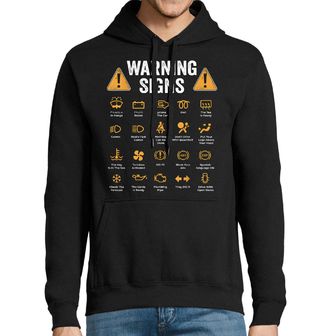 Obrázek 1 produktu Pánská mikina Kontrolky v Autě Warning Signs