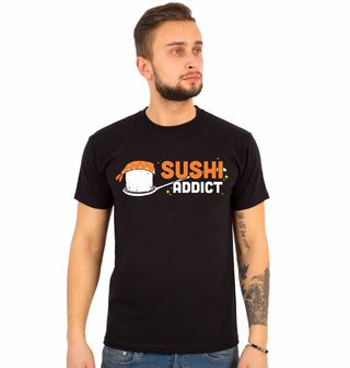 Obrázek 1 produktu Pánské tričko Sushi Addict Závislý na Sushi