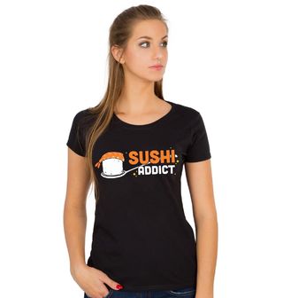 Obrázek 1 produktu Dámské tričko Sushi Addict Závislý na Sushi