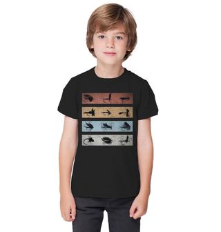 Obrázek 1 produktu Dětské tričko Muškaření Sbírka Rybářských Mušek