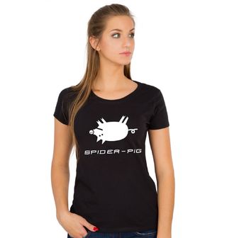 Obrázek 1 produktu Dámské tričko Spider-pig Spider-vepř