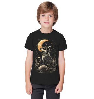 Obrázek 1 produktu Dětské tričko Kreslená Liška při Měsíci
