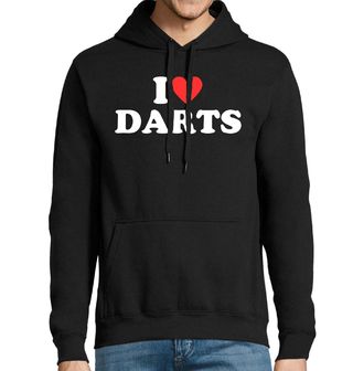 Obrázek 1 produktu Pánská mikina Miluji šipky I Love Darts