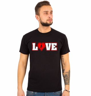 Obrázek 1 produktu Pánské tričko Srdcem Hokejista LOVE