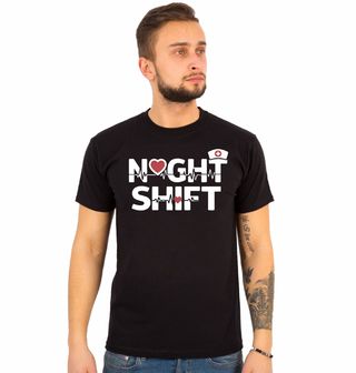 Obrázek 1 produktu Pánské tričko Noční Směna Night Shift