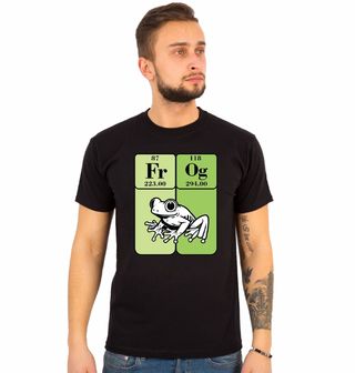 Obrázek 1 produktu Pánské tričko Chemické prvky Žába FrOg