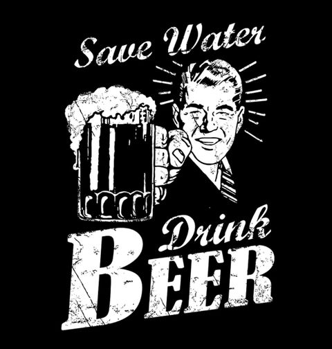 Obrázek produktu Dámské tričko Šetři s vodou, dej si radši pivo!