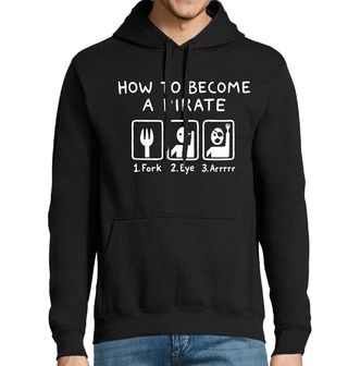 Obrázek 1 produktu Pánská mikina Jak se Stát Pirátem za 3 kroky