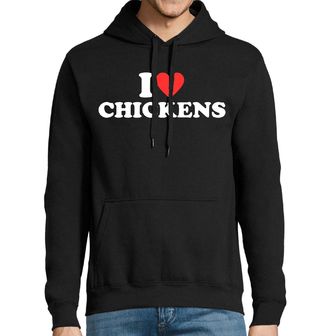 Obrázek 1 produktu Pánská mikina Miluju Slepice I Love Chickens