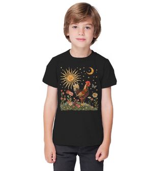 Obrázek 1 produktu Dětské tričko Kohout Slunce a Květiny