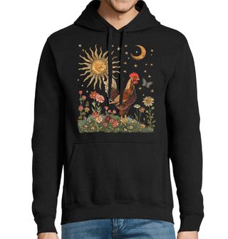 Obrázek 1 produktu Pánská mikina Kohout Slunce a Květiny