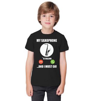 Obrázek 1 produktu Dětské tričko Můj Saxofon Volá Phone Call