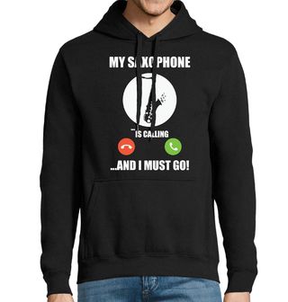 Obrázek 1 produktu Pánská mikina Můj Saxofon Volá Phone Call