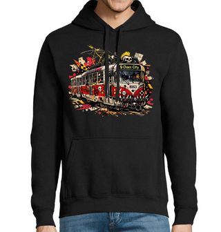 Obrázek 1 produktu Pánská mikina Punk Tramvaj 9 Chaos City