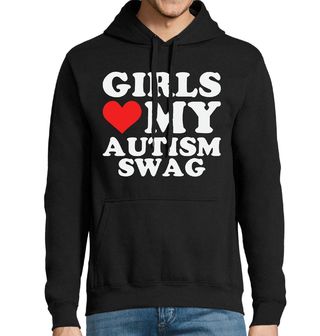 Obrázek 1 produktu Pánská mikina Holky milují můj autistický styl Autism Swag