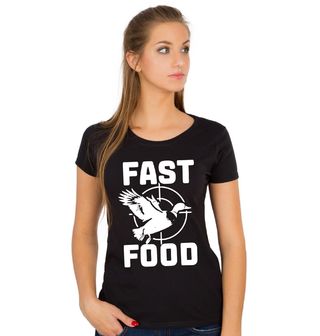 Obrázek 1 produktu Dámské tričko Lovec a jeho Fast Food