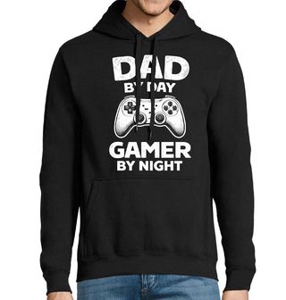 Obrázek 1 produktu Pánská mikina Táta ve dne Hráč v noci Dad by Day Gamer by Night