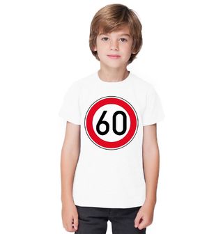 Obrázek 1 produktu Dětské tričko Nejvyšší dovolená rychlost 60