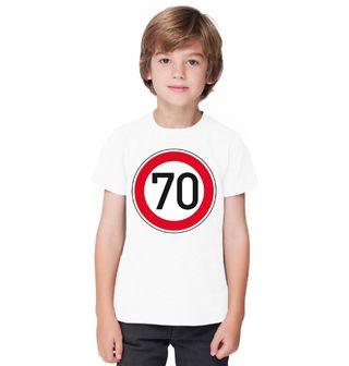 Obrázek 1 produktu Dětské tričko Nejvyšší dovolená rychlost 70