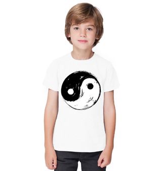 Obrázek 1 produktu Dětské tričko Jin a Jang Štětcový Styl