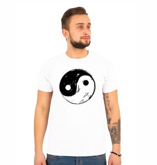 Obrázek 1 produktu Pánské tričko Jin a Jang Štětcový Styl