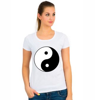 Obrázek 1 produktu Dámské tričko Jin a Jang Symbol Rovnováhy