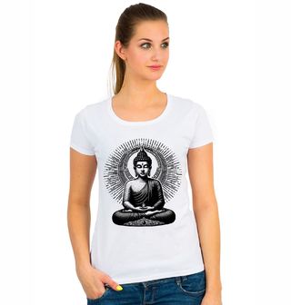 Obrázek 1 produktu Dámské tričko Buddha Meditace