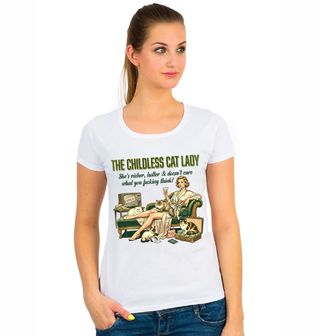 Obrázek 1 produktu Dámské tričko Luxusní Kočičí Královna