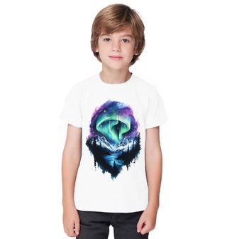 Obrázek 1 produktu Dětské tričko Polární Záře nad Horami