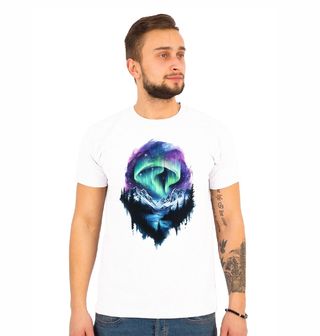 Obrázek 1 produktu Pánské tričko Polární Záře nad Horami
