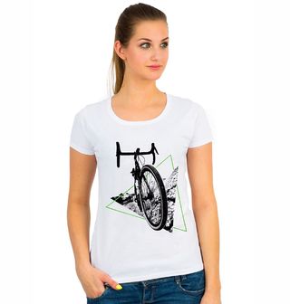 Obrázek 1 produktu Dámské tričko Síla Dvou Kol Gravel Kolo