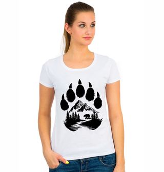 Obrázek 1 produktu Dámské tričko Medvědí Tlapa s Krajinou