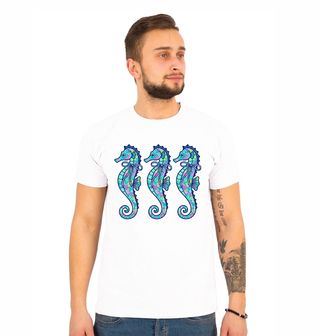 Obrázek 1 produktu Pánské tričko Barevný Mořský Koník