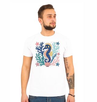 Obrázek 1 produktu Pánské tričko Mořský Koník v Korálech