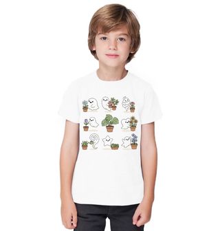 Obrázek 1 produktu Dětské tričko Roztomilí Duchové s Květinami