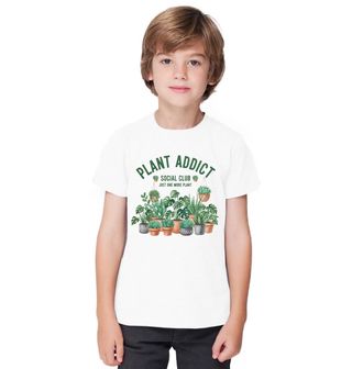 Obrázek 1 produktu Dětské tričko Závislý na Rostlinách Plant Addict