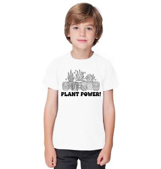 Obrázek 1 produktu Dětské tričko Plant Power Síla Rostlin