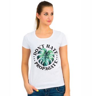 Obrázek 1 produktu Dámské tričko Don’t Hate Monstera