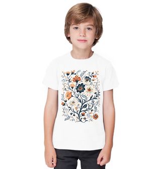 Obrázek 1 produktu Dětské tričko Elegantní Květinový Design