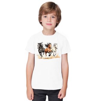 Obrázek 1 produktu Dětské tričko Divocí Koně v Běhu