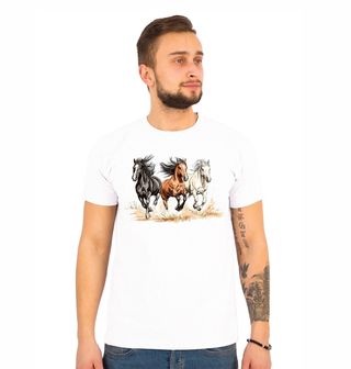 Obrázek 1 produktu Pánské tričko Divocí Koně v Běhu