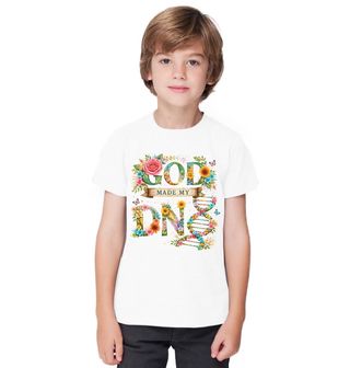 Obrázek 1 produktu Dětské tričko Bůh mě Stvořil God Made my DNA