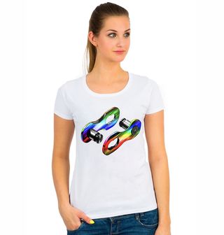 Obrázek 1 produktu Dámské tričko Barevná Rychlospojka na Řetěz