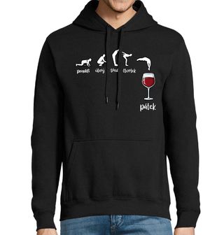 Obrázek 1 produktu Pánská mikina Zasloužené Páteční Víno