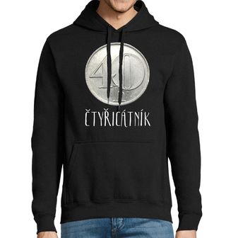 Obrázek 1 produktu Pánská mikina Čtyřicátník 40. Kulatiny