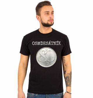 Obrázek 1 produktu Pánské tričko Osmdesátník 80. Kulatiny Československý Haléř