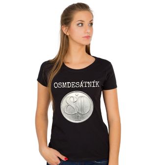 Obrázek 1 produktu Dámské tričko Osmdesátník 80. Kulatiny Československý Haléř