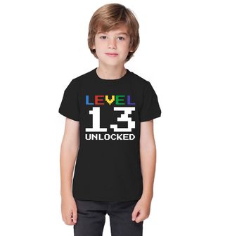 Obrázek 1 produktu Dětské tričko Level 13 Unlocked
