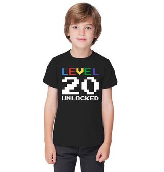 Obrázek 1 produktu Dětské tričko Level 20 Unlocked